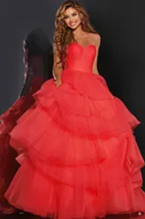 Jovani 40394A size 6 Red